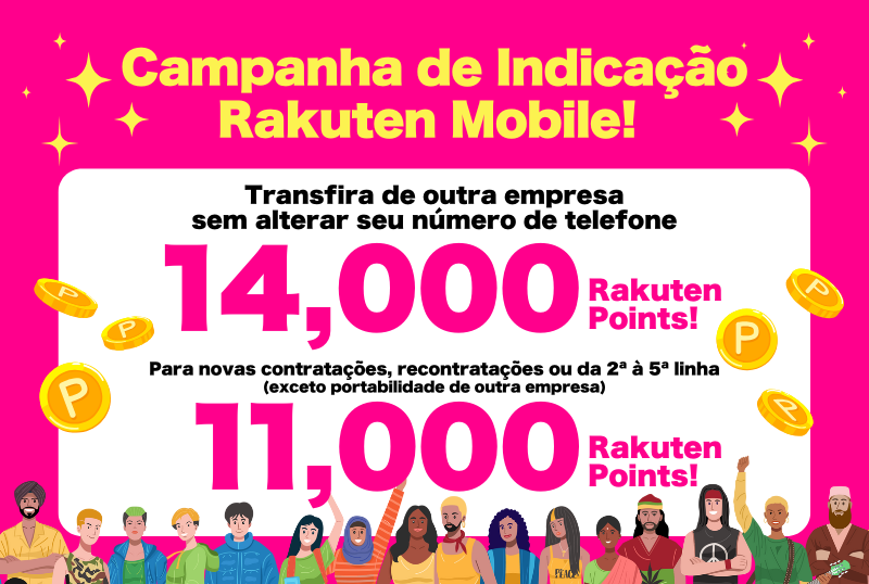 Campanha de Indicação Rakuten Mobile