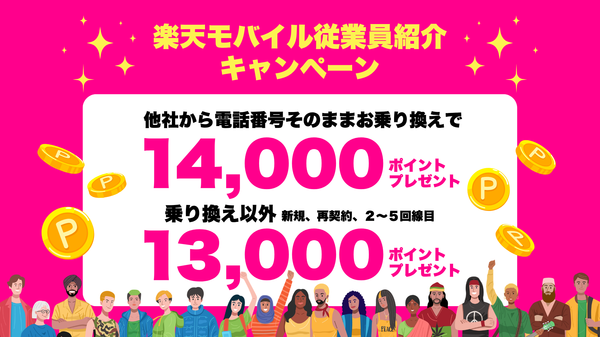 投稿についてもっと詳しく 楽天モバイルの社員紹介キャンペーンについて