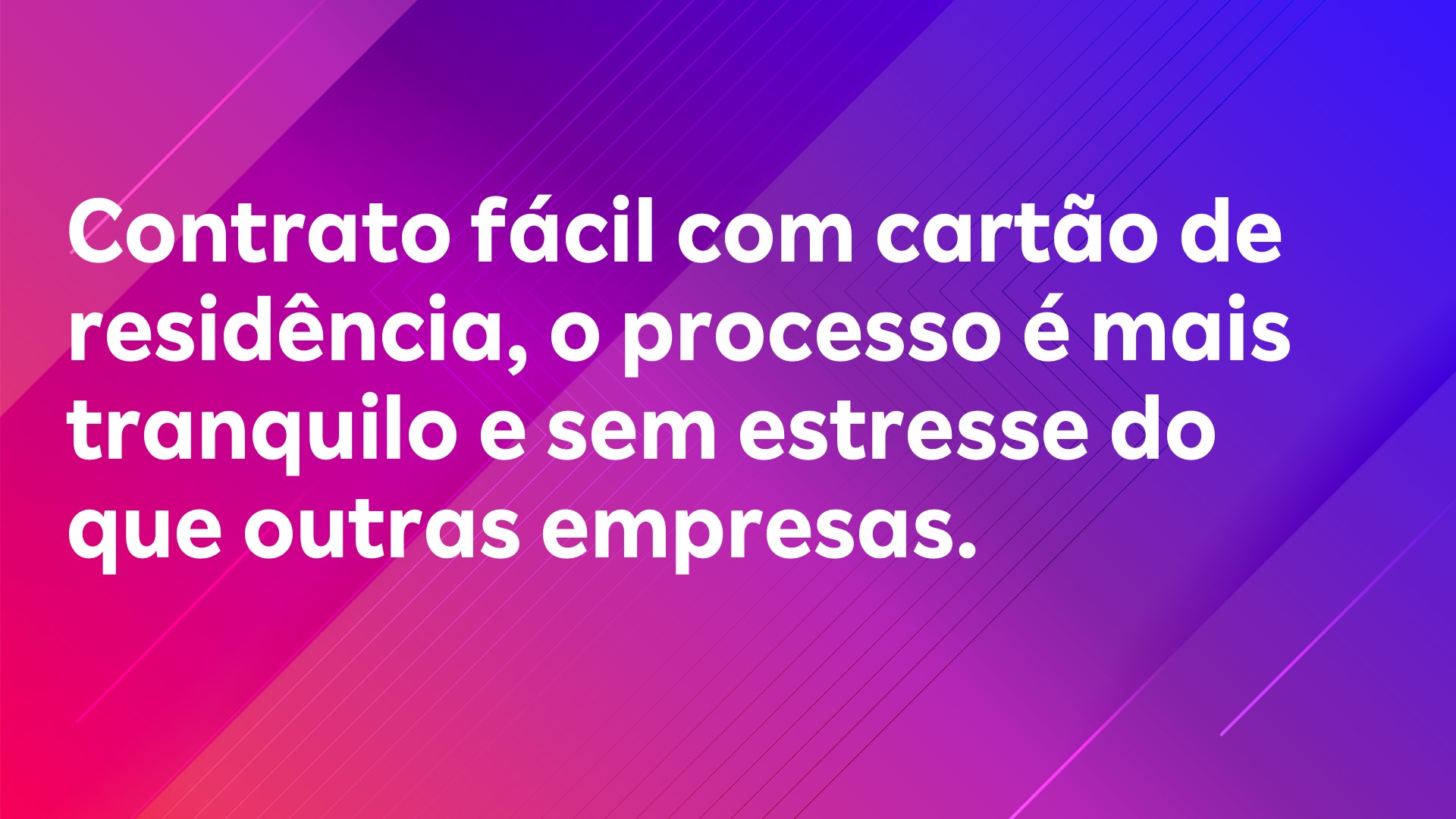 Leia mais sobre o artigo Contrato fácil com cartão de residência, o processo é mais tranquilo e sem estresse do que outras empresas.